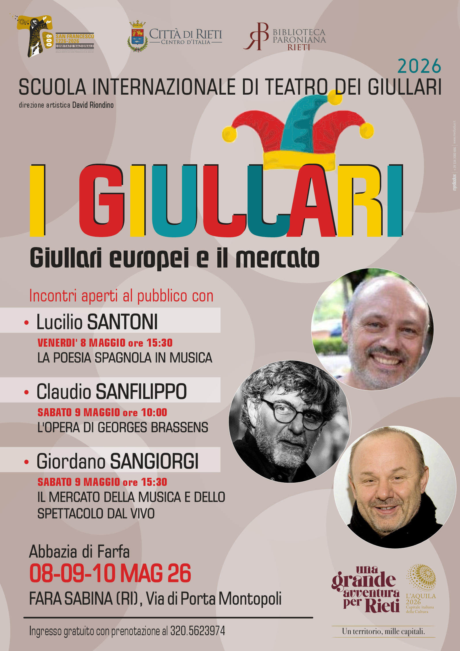 8 9 10 MAGGIO
